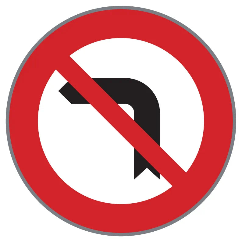 52/3a Einbiegen nach links verboten