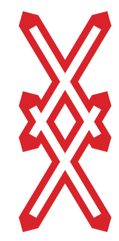 §50/6d Andreaskreuz mehrgleisig, Kreuz senkrecht