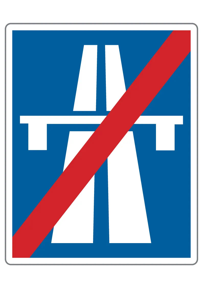 53/8b Ende der Autobahn