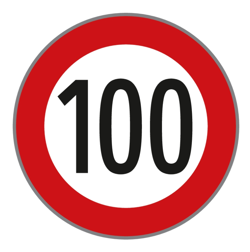 §52/10a Geschwindigkeitsbeschränkung 100 km/h