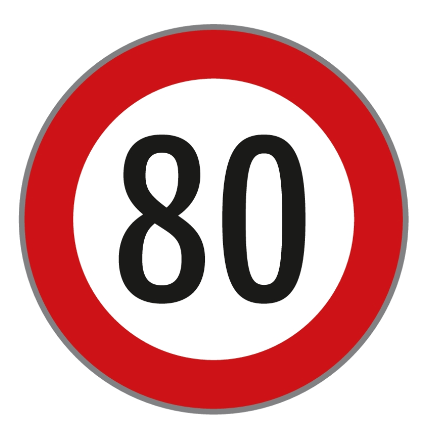 §52/10a Geschwindigkeitsbeschränkung 80 km/h