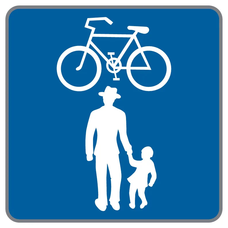 53/28a Geh- u. Radweg ohne Benützungspflicht für Radfahrer Anfang