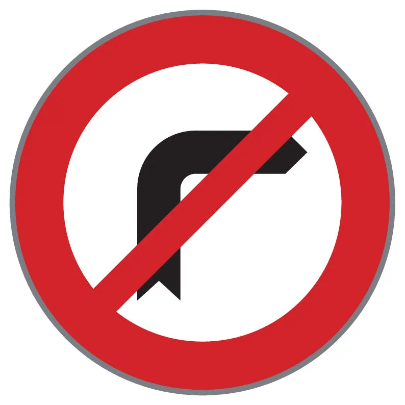 52/3b Einbiegen nach rechts verboten