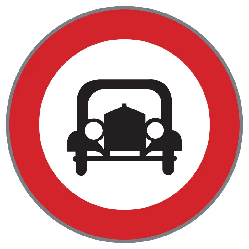 52/6a Fahrverbot für alle Kraftfahrzeuge außer einspurigen Motorrädern