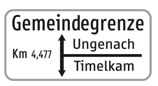 Gemeindegrenztafel