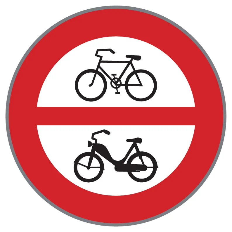52/8a Fahrverbot für Fahrräder und Motorfahrräder