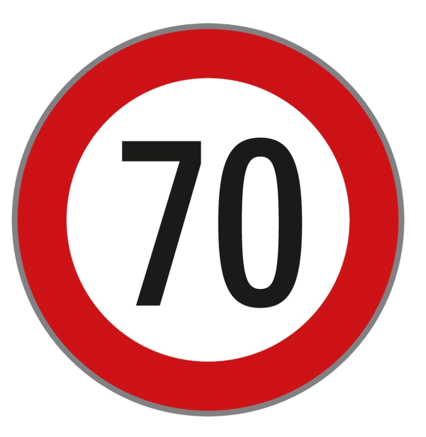 §52/10a Geschwindigkeitsbeschränkung 70 km/h