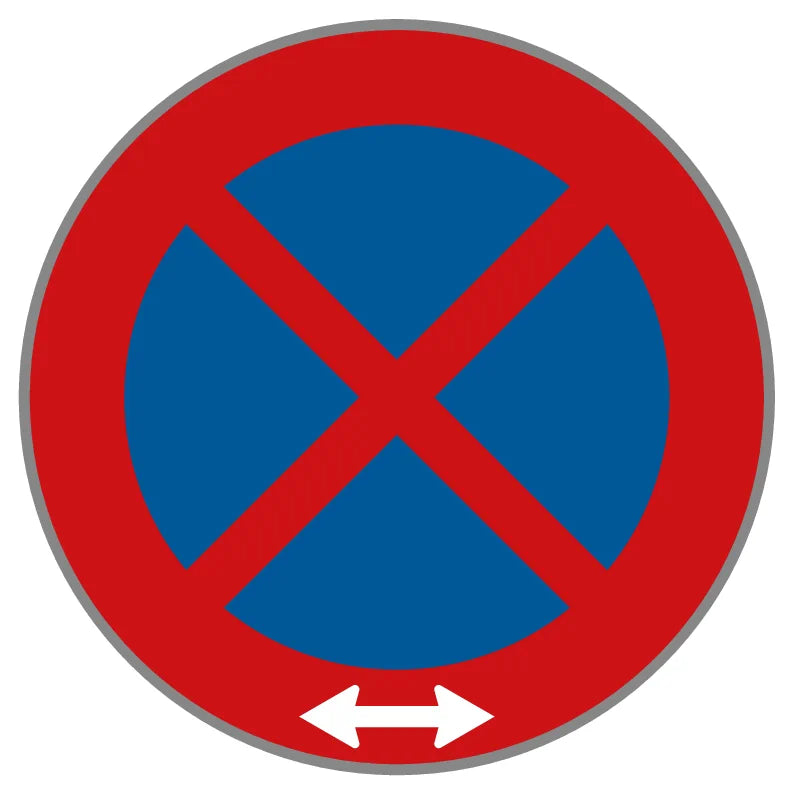 52/13b Halten und Parken verboten mit Eindruck – Mitte