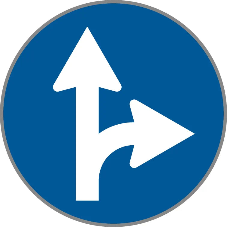52/15b Vorgeschriebene Fahrtrichtung