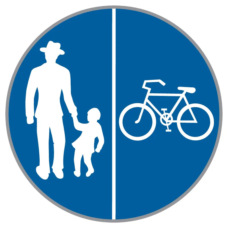 52/17a-b Geh- und Radweg – Rad rechts
