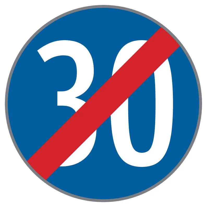 52/19a Ende der vorgeschriebenen Mindestgeschwindigkeit