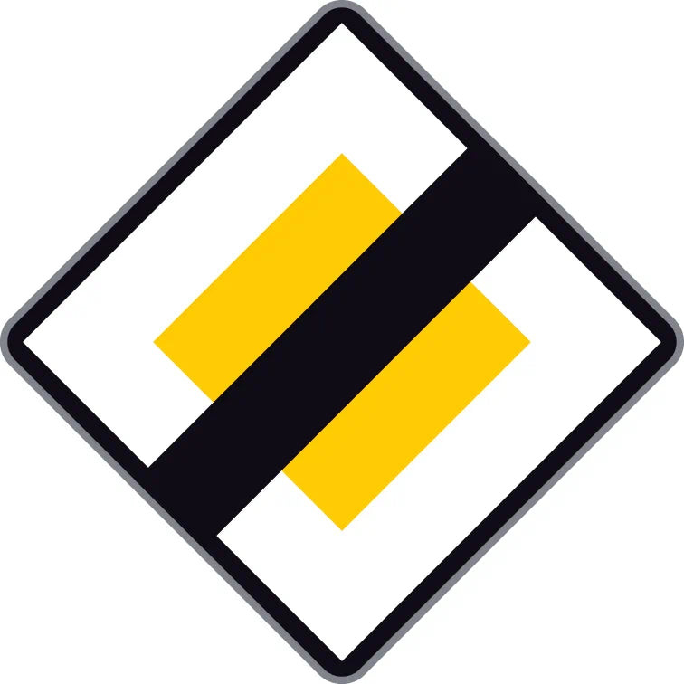 52/25b Ende der Vorrangstraße