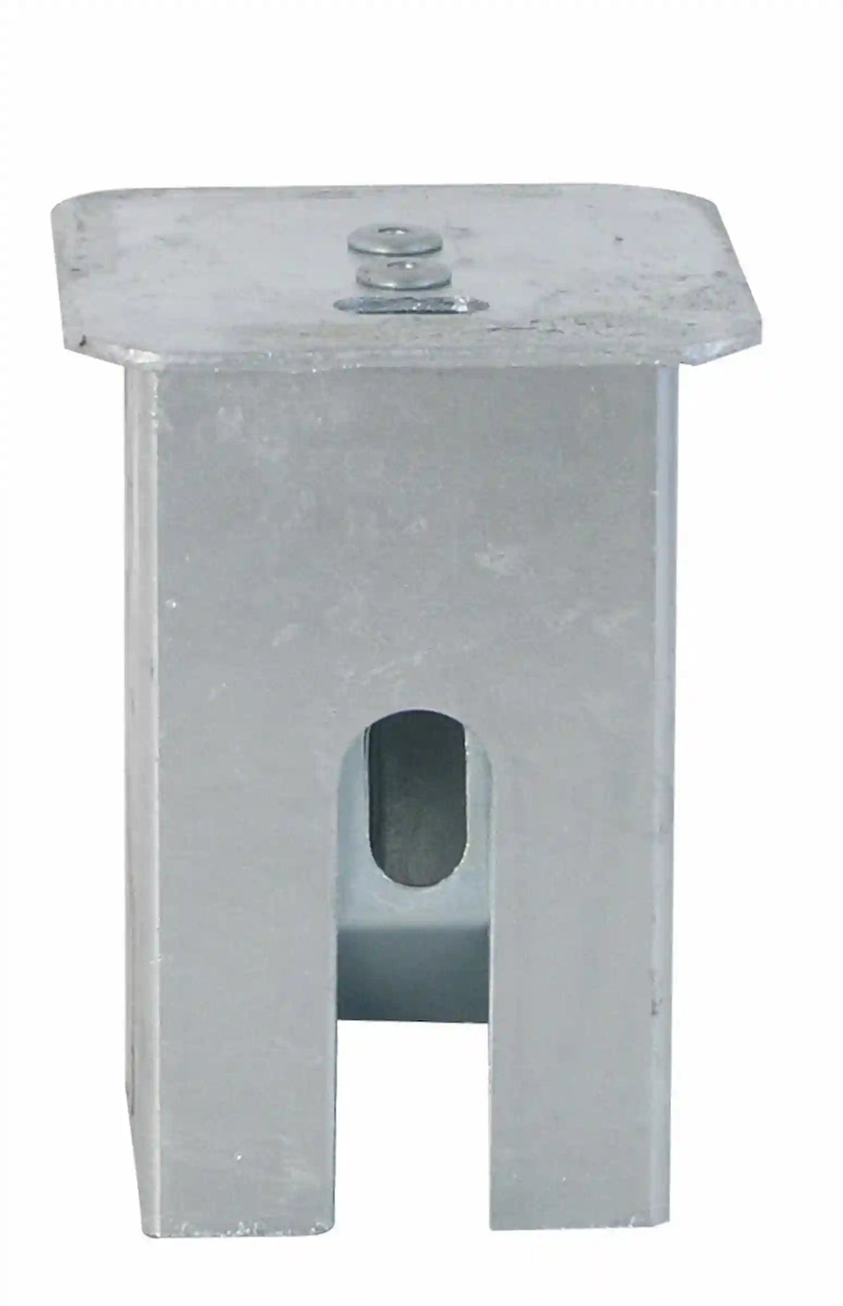 Bodenhülse für 70 x 70 mm Pfosten, mit Federverschluss