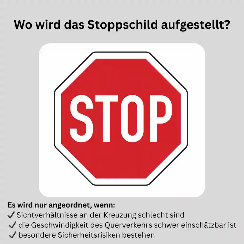Verkehrszeichen "Halt, Vorfahrt gewähren." - VZ 206