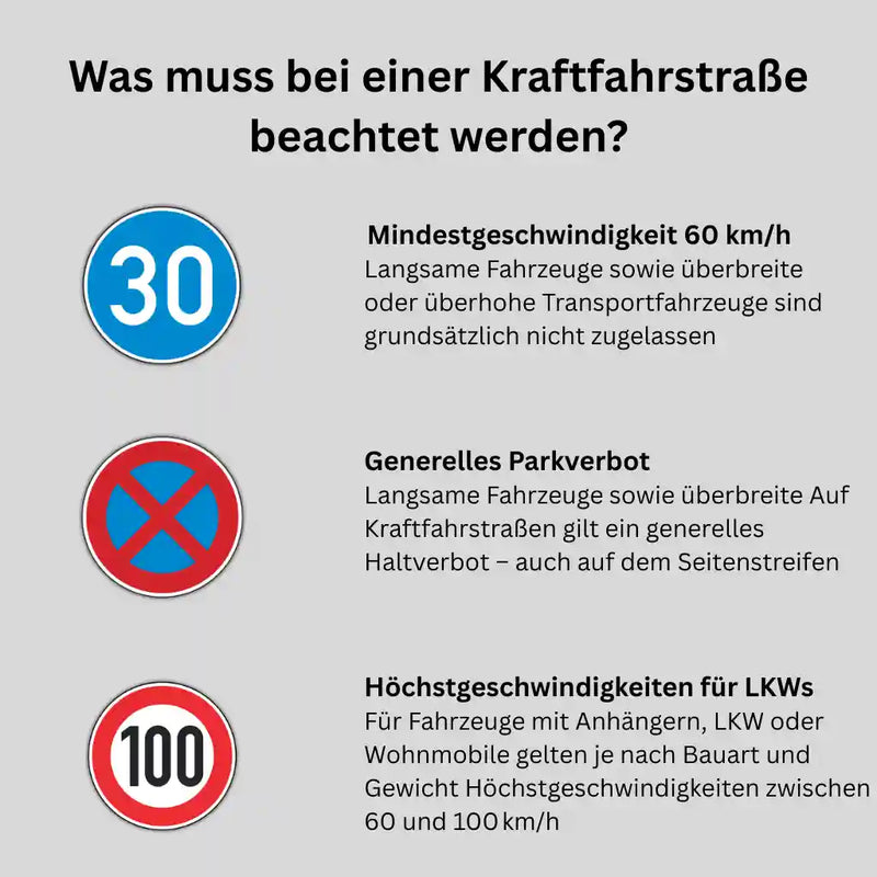 Verkehrszeichen "Kraftfahrstraße" - VZ 331.1