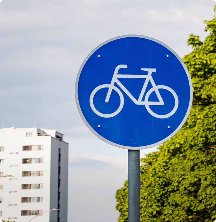 Fahrrad Verkehrszeichen